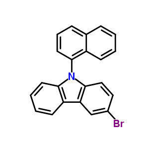 3-溴-N-(1-萘基)咔唑,3-bromo-9-naphthalen-1-ylcarbazole