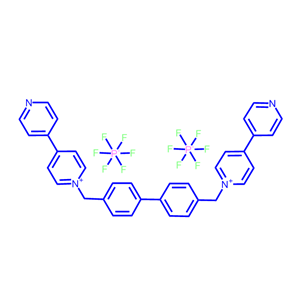 1,1'-[联苯-4,4'-二醇双(亚甲基)]双(4,4'-联吡啶)氟磷酸盐 