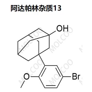 阿达帕林杂质13  C17H21BrO2 