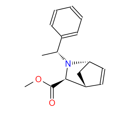 (1S,3S,4R)-2-((1R)-1-苯基乙基)-2-氮杂双环[2.2.1]庚-5-烯-3-羧酸甲酯,Methyl (1S,3S,4R)-2-((1R)-1-phenylethyl)-2-azabicyclo[2.2.1]hept-5-ene-3-carboxylate