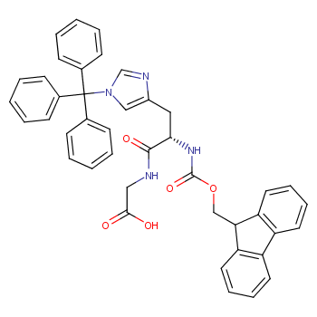 Fmoc -His (Trt)-Gly-OH,Fmoc -His (Trt)-Gly-OH