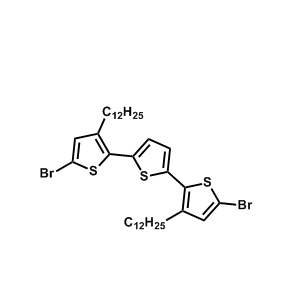 5,5''-二溴-3,3'-二十二烷基-2,2'-:5'-，2'-三噻吩