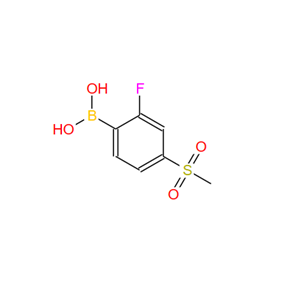 2-氟-4-(甲基磺酰基)苯硼酸