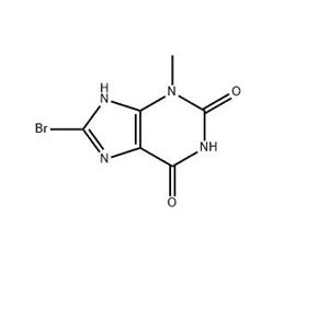 8-溴-3-甲基黄嘌呤,8-Bromo-3-methyl-xanthine