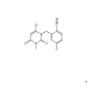 2-((6-氯-3-甲基-2,4-二氧代-3,4-二氢嘧啶-1(2H)-基)甲基)-4-氟苄腈（曲格列汀杂质）,Benzonitrile, 2-[(6-chloro-3,4-dihydro-3-methyl-2,4-dioxo-1(2H)-pyrimidinyl)methyl]-4-fluoro