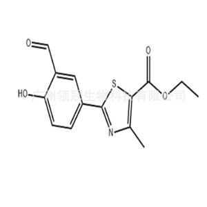 2-(3-甲酰基-4-羟基苯基)-4-甲基噻唑-5-甲酸乙酯  161798-01-2