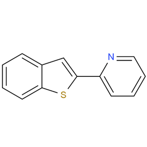 2-(2-吡啶基)苯并噻吩   2-(Benzo[b]thiophen-2-yl)pyridine  38210-35-4 量大需定制，可按需分装