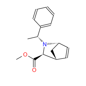 (1S,3S,4R)-2-((1R)-1-苯基乙基)-2-氮杂双环[2.2.1]庚-5-烯-3-羧酸甲酯,Methyl (1S,3S,4R)-2-((1R)-1-phenylethyl)-2-azabicyclo[2.2.1]hept-5-ene-3-carboxylate