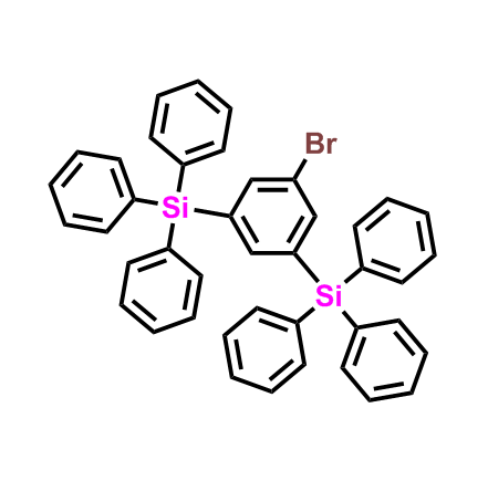 1-溴-3,5-双(三苯基甲硅烷基)苯,1-Bromo-3,5-bis(triphenylsilyl)benzene