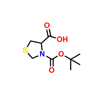 3-(叔丁氧羰基)噻唑烷-4-羧酸,3-[(tert-Butoxy)carbonyl]-1,3-thiazolidine-4-carboxylic acid