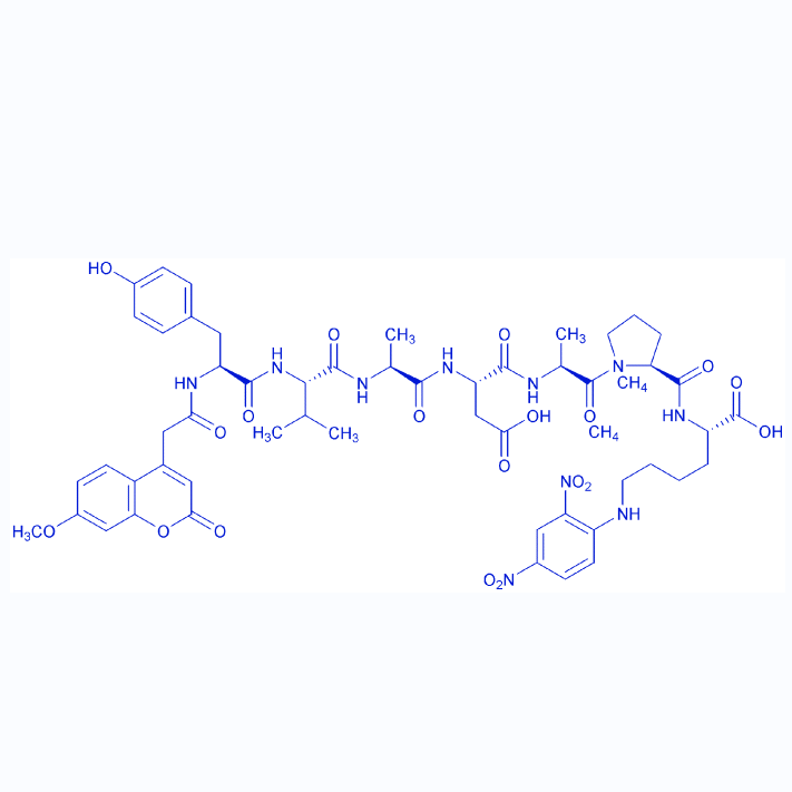 荧光素酶底物多肽Mca-YVADAP-K(Dnp),Mca-Tyr-Val-Ala-Asp-Ala-Pro-Lys(Dnp)-OH