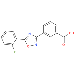 3-[5-(2-氟苯基)-1,2,4-恶二唑-3-基]苯甲酸 （775304-57-9）