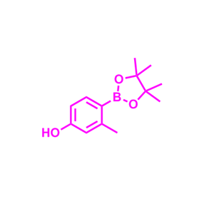 3-甲基-4-(4,4,5,5-四甲基-1,3,2-二氧杂硼杂环戊烷-2-基)苯酚,3-Methyl-4-(4,4,5,5-tetramethyl-1,3,2-dioxaborolan-2-yl)phenol