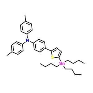 4-[5-（三丁基锡基）噻吩-2-基]-N，N-双（4-甲基苯基）苯胺