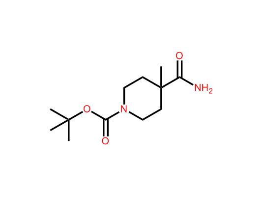 1-BOC-4-甲基-4-哌啶甲酰胺,1-Boc-4-methylpiperidine-4-carboxamide