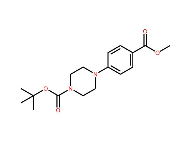 1-Boc-4-(4-甲氧基甲酰苯基)哌嗪,1-Boc-4-(4-methoxycarbonylphenyl)piperazine