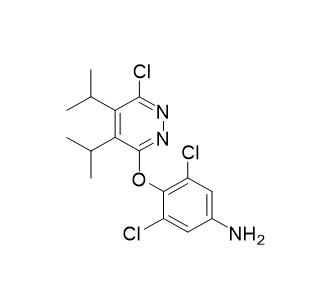 3,5-二氯-4-(6-氯-4,5-二异丙基哒嗪基-3-基)氧苯胺,MGL-3196 Impurity 3