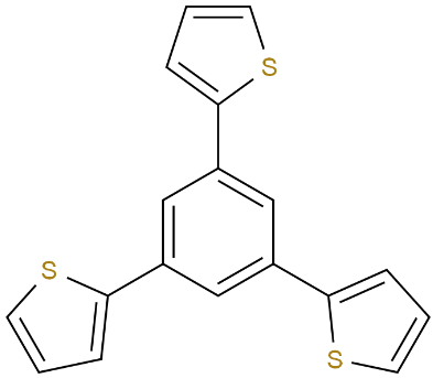 1,3,5-三(2-噻吩基)苯,1,3,5-tri(thiophen-2-yl)benzene