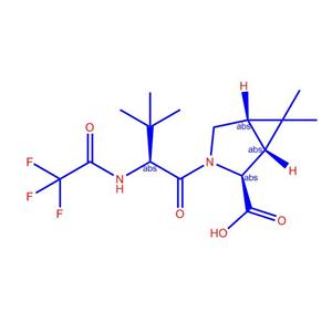 (1R,2S,5S)-3-((S)-3,3-二甲基-2-(2,2,2-三氟乙酰胺基)丁酰基)-6,6-二甲基-3-氮杂双环[3.1.0]己烷 -2-羧酸2755812-45-2