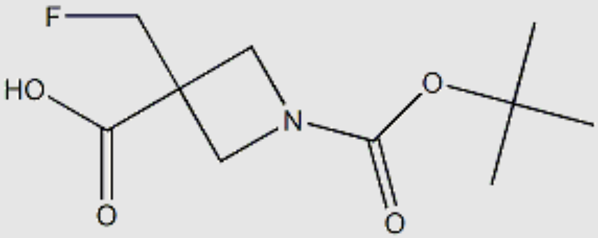 1-(叔丁氧羰基)-3-氟甲基)氮杂环丁烷-3-羧酸,1-[(TERT-BUTOXY)CARBONYL]-3-(FLUOROMETHYL)AZETIDINE-3-CARBOXYLIC ACID