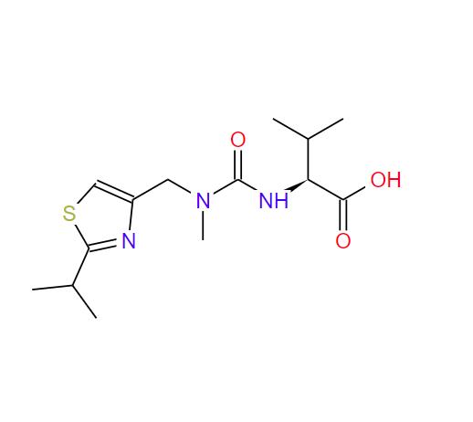 N-[N-甲基-N-[(2-异丙基-4-噻唑基)甲基]氨基羰基]-L-缬氨酸,(S)-2-(3-((2-Isopropylthiazol-4-yl)methyl)-3-methylureido)-3-methylbutanoicacid