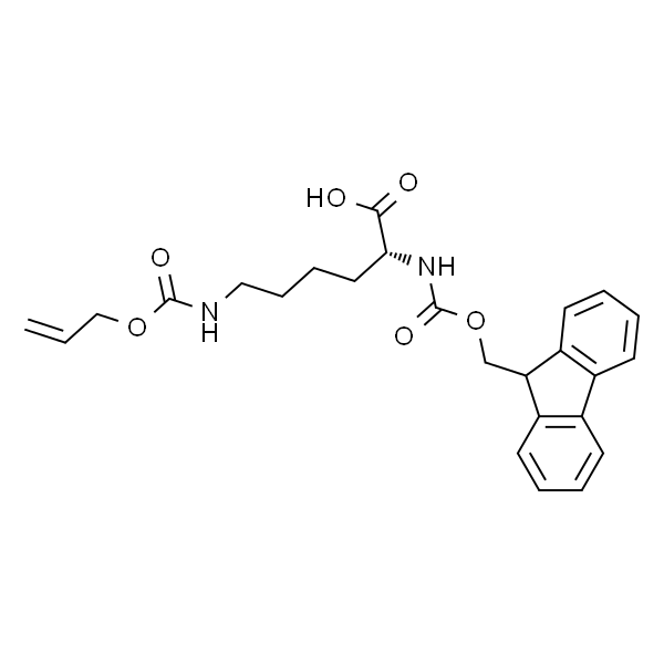 N-芴甲氧羰基-N'-烯丙氧基羰基-D-赖氨酸,Fmoc-D-Lys(Alloc)-OH