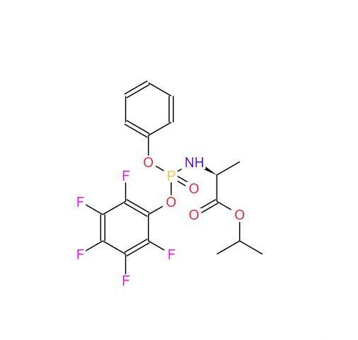 N-[(S)-(2,3,4,5,6-五氟苯氧基)苯氧基磷酰基]-L-丙氨酸异丙酯,N-[(S)-(2,3,4,5,6-pentafluorophenoxy)phenoxyphosphinyl]-L-alanine1-Methylethylester