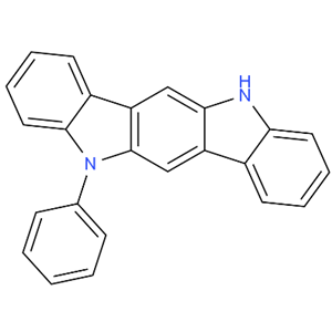 5-苯基-5,11-二氢吲哚并[3,2-B]咔唑，5,11-二氢-5-苯基吲哚并[3,2-b]咔唑，1316311-27-9