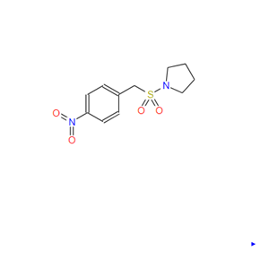 阿莫曲坦中間體,1-[[(4-Nitrophenyl)methyl]sulfonyl]-pyrrolidine