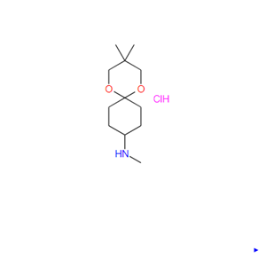 4-(甲基氨基)环己酮 2,2-二甲基三亚甲基缩酮 盐酸盐,4-(Methylamino)cyclohexanone 2,2-dimethyltrimethylene ketal hydrochloride