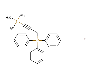 (3-三甲基硅基-2-丙炔基)三苯基溴化膦,(3-Trimethylsilyl-2-propynyl)triphenylphosphonium Bromide