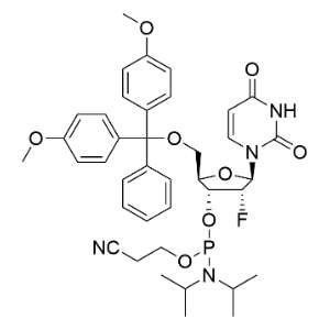 2’-F-U亚磷酰胺单体,DMT-2’-F-dU-CE Phosphoramidite