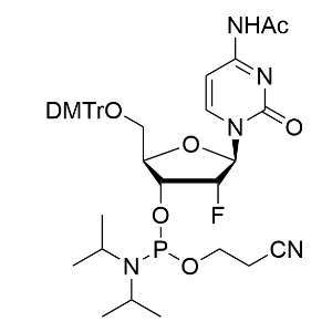 2'-F-Ac-dC亚磷酰胺单体,DMT-2’-F -C(Ac)-CE- phosphoramidite