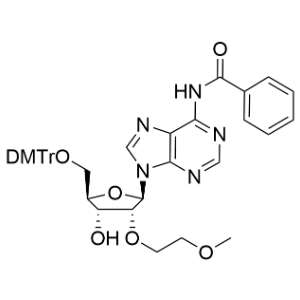 N-苯甲酰基-5'-O-[双(4-甲氧基苯基)苯基甲基]-2'-O-(2-甲氧基乙基)腺苷,N-Benzoyl-5'-O-[bis(4-methoxyphenyl)phenylmethyl]-2'-O-(2-methoxyethyl)adenosine