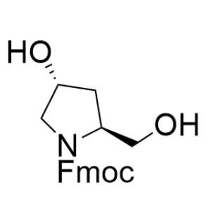 1-吡咯烷羧酸，4-羟基-2-(羟甲基)-，9H-芴-9-基甲酯，(2S,4R)-,1-Pyrrolidinecarboxylic acid, 4-hydroxy-2-(hydroxymethyl)-, 9H-fluoren-9-ylmethyl ester, (2S,4R)-