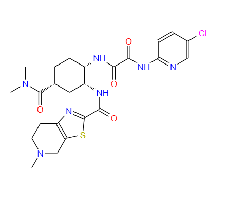 依度沙班杂质G,EthanediaMide, N1-(5-chloro-2-pyridinyl)-N2-[(1S,2R,4R)-4-[(diMethylaMino)carbonyl]-2-[[(4,5,6,7-tetrahydro-5-Methylthiazolo[5,4-c]pyridin-2-yl)carbonyl]aMino]cyclohexyl]-