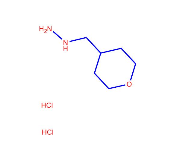 四氢吡喃-4-甲基肼二盐酸盐,((Tetrahydro-2H-pyran-4-yl)methyl)hydrazine dihydrochloride