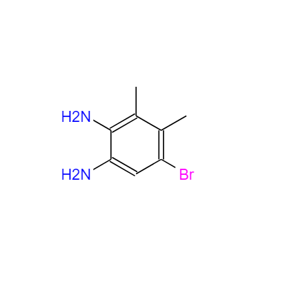 5-溴-3,4-二甲基苯-1,2-二胺,5-BROMO-3,4-DIMETHYLBENZENE-1,2-DIAMINE