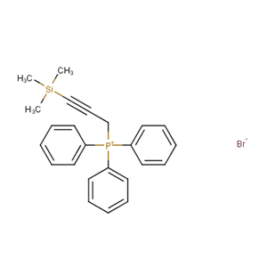 (3-三甲基硅基-2-丙炔基)三苯基溴化膦，溴化(3-三甲基甲硅烷基-2-炔丙基，42134-49-6