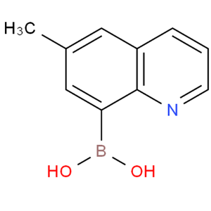 6-甲基喹啉-8-硼酸，(6-甲基喹啉-8-基)硼酸，1256355-09-5