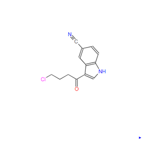 3-(4-氯-1-氧代丁基)-1H-吲哚-5-甲腈,3-(4-Chlorobutanoyl)-1H-indole-5-carbonitrile