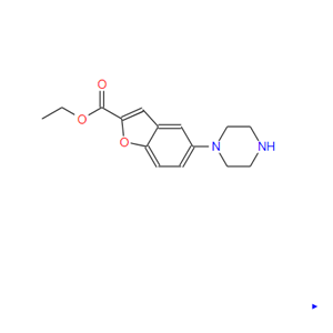 5-（哌嗪-1-基）苯并呋喃-2-羧酸乙酯,5-(1-piperazinyl)benzofuran-2-carboxylic acid ethyl ester