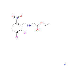 N-(6-硝基-2.3-二氯苄基)甘氨酸乙酯,(6-Nitro-2,3-dichlorobenzylamino) acetic acid ethylester.HCl