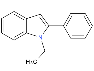 1-乙基-2-苯基吲哚,1-Ethyl-2-phenyl-1H-indole