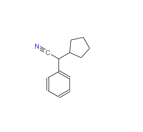 2-环戊基-2-苯基-乙烷腈,2-Cyclopentyl-2-phenylacetonitrile