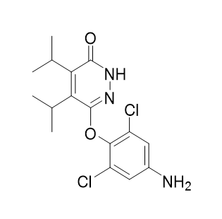 6-(4-氨基-2,6-二氯苯氧基)-4,5-二异丙基哒嗪基-3(2H)-酮,6-(4-amino-2,6-dichlorophenoxy)-4,5-diisopropylpyridazin-3(2H)-one