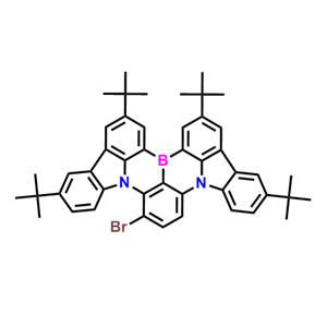 Indolo[3,2,1-de]indolo[3′,2′,1′:8,1][1,4]benzazaborino[2,3,4-kl]phenazaborine, 9-bromo-2,5,15,18-tetrakis(1,1-dimethylethyl)-
