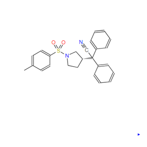 3-(S)-(+)-(1-氰基-1,1-联苯甲基)-1-甲基磺酰基吡咯烷,3-(S)-(+)-(1-Cyano-1,1-diphenylmethyl)-1- tosylpyrrolidine