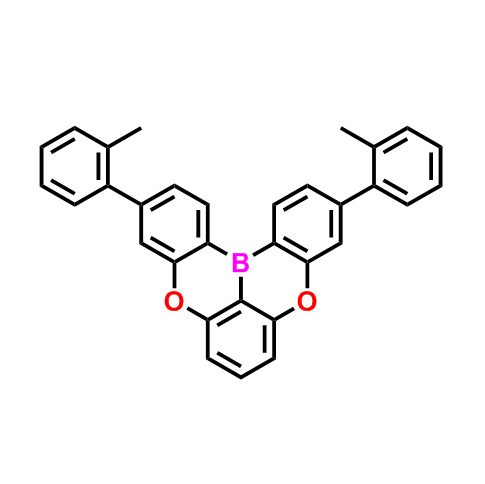 3,11-二-o-甲苯基-5,9-二氧-13b-硼萘并[3,2,1-de]蒽,3,11-di-o-tolyl-5,9-dioxa-13b-boranaphtho[3,2,1-de]anthracene