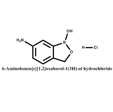 6-氨基苯并[c] [1,2]氧杂硼杂环戊-1(3H)-醇盐酸盐,6-Aminobenzo[c][1,2]oxaborol-1(3H)-ol hydrochloride